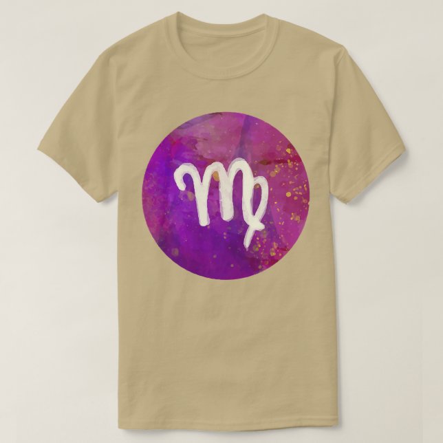 Camiseta Mujeres Virgo Astrología Horóscopo Mujeres Adolesc (Diseño del anverso)