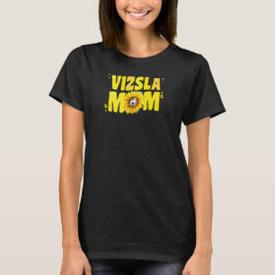 Camiseta Mujeres Vizsla Mom Para Mujeres Sunflower Hungaria