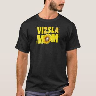 Camiseta Mujeres Vizsla Mom Para Mujeres Sunflower Hungaria