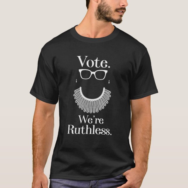Camiseta Mujeres votan Somos implacables derechos de la muj (Anverso)