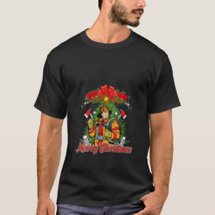 Camiseta Mujeres X Mas Orgullosas Bomberos Santa Bombardero