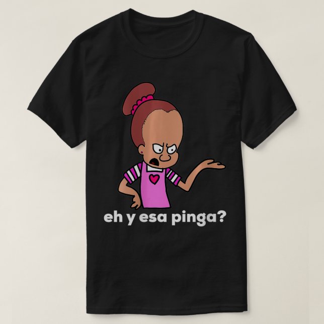Camiseta Mujeres y esa pinga personalizado cubano gracioso  (Diseño del anverso)