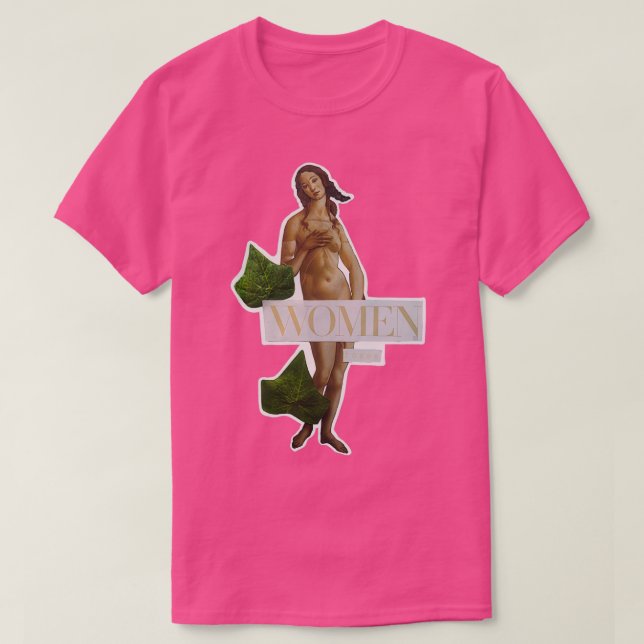 Camiseta Mujeres y Rosas (Diseño del anverso)