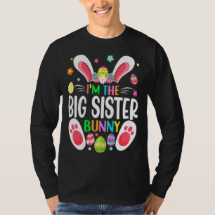 Camiseta Mujeres Yo soy la hermana mayor conejita de la fam