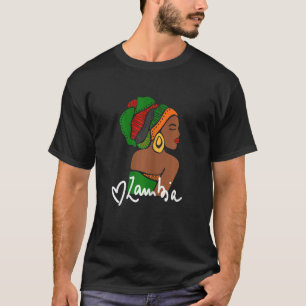 Camiseta Mujeres Zambia Bandera de Zambia Herencia étnica a