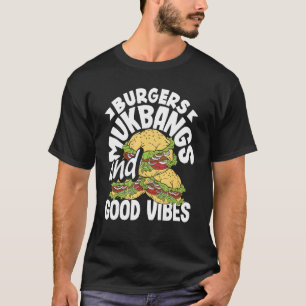 Camiseta Mukbang y los hamburguesas