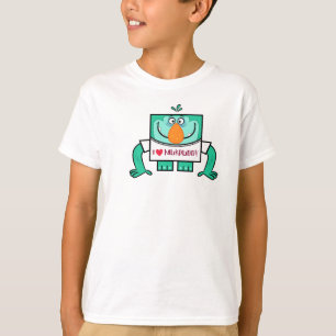 Camiseta Mukpuddy - "l <3 Muk"  Kids Ringer Shirt