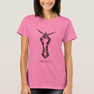 CAMISETA MULA DE CAMO EN ROSA