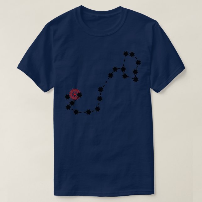 Camiseta Mula Nakshatra Cons Hindúes Védicos de Astrología  (Diseño del anverso)