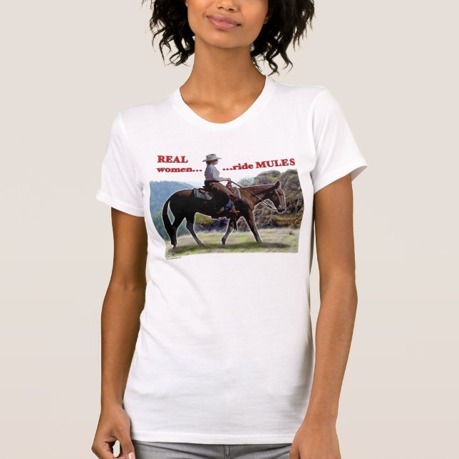 Camiseta Mulas del paseo de las mujeres reales (Anverso)