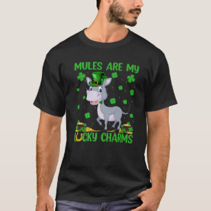 Camiseta Mulas son mis encantos afortunados Mule St. Patric