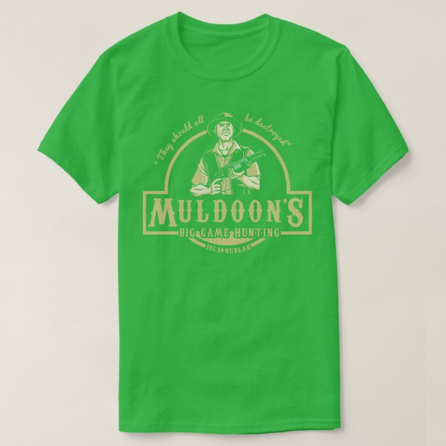 CAMISETA MULDOONS BIG GAME HUNTING  (Diseño del anverso)