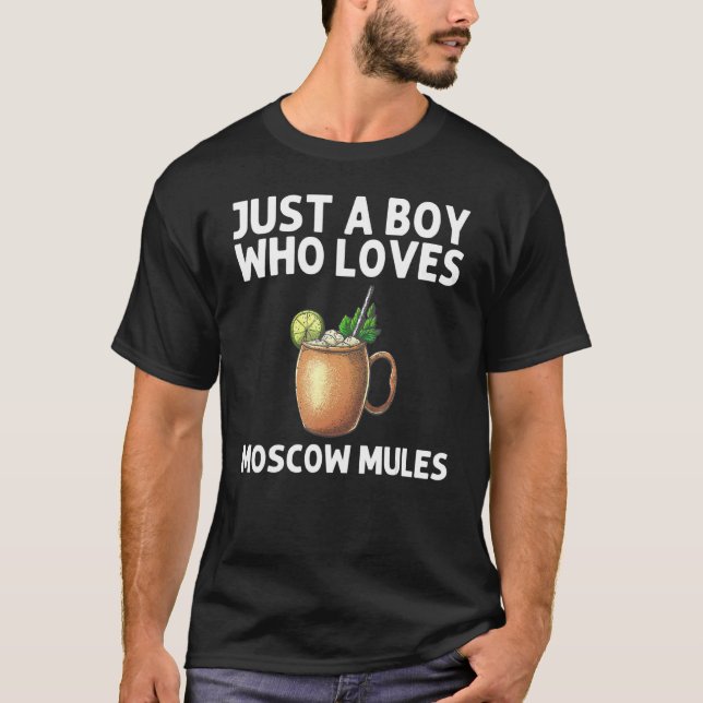 Camiseta Mule De Guay Moscú Para Niños Mug Vodka Cóctel (Anverso)