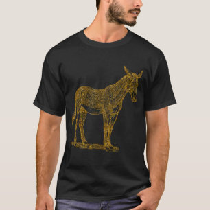 Camiseta Mule De Mujeres Chica Caballo De Burro Híbrido 1