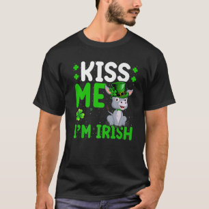 Camiseta Mule Lover me besa soy la mule irlandesa St. Patri