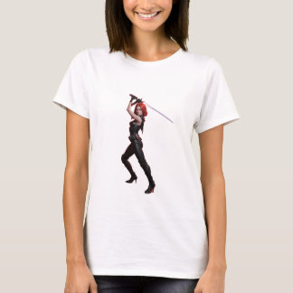 Camiseta mulher lutadora
