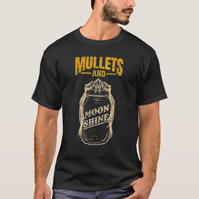 Camiseta Mullets Y Moonshine Mullet (Anverso)