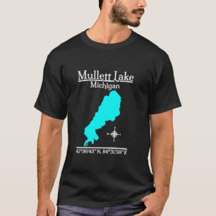 Camiseta Mullett Lake Michigan Long Sleeve T Shirt