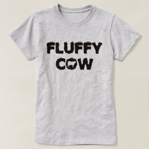 Camiseta mullida de la vaca