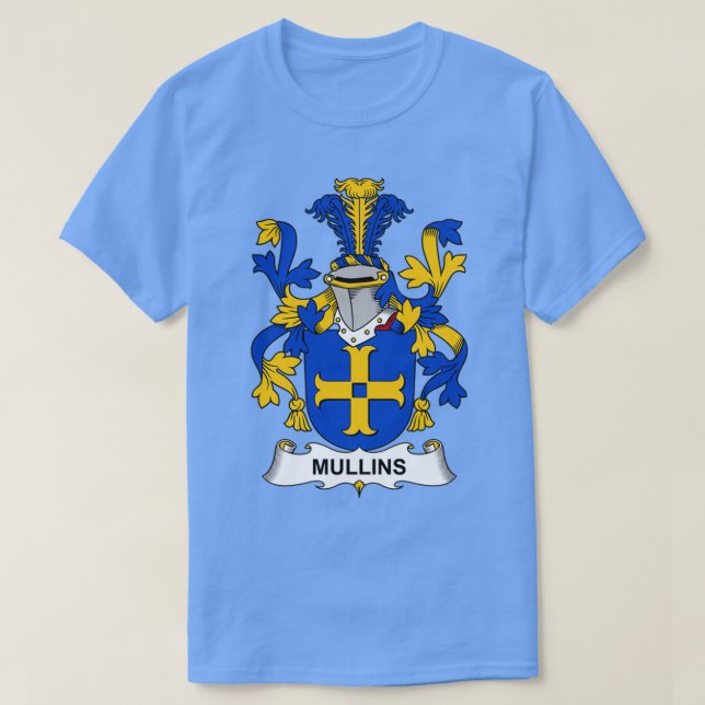 Camiseta Mullins Coat of Arms Family Crest (Diseño del anverso)