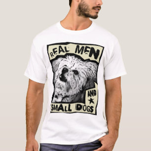 Camiseta Multi-Poo: hombres reales y pequeños perros