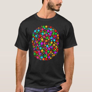 Camiseta Multicolor Arcoiris coloreado Polka Dot Internacio