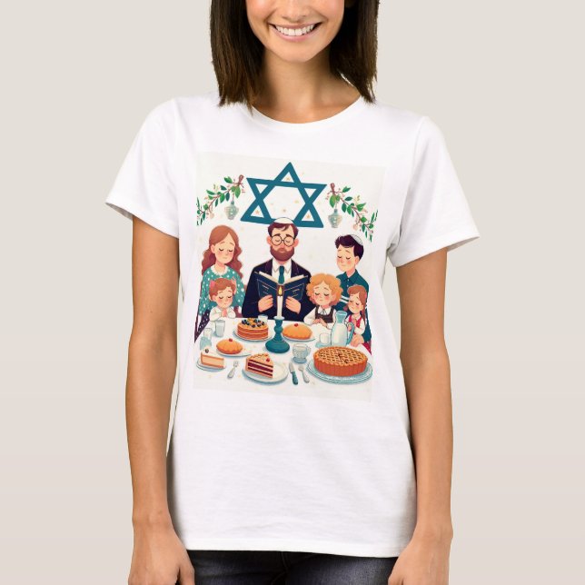 Camiseta Multicolor Family Hanukkah (Anverso)
