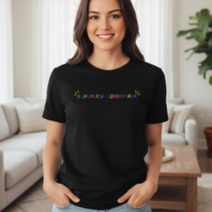 Camiseta Multicolor República Dominicana T-Shirt
