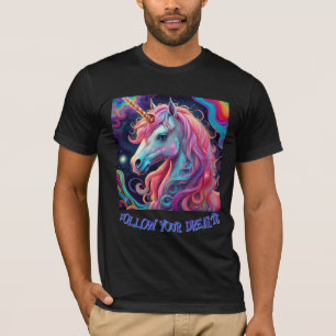 " CAMISETA MULTICOLOR UNICORN "