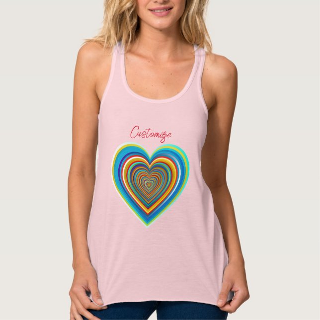 Camiseta multicolor Valentine Heart Thunder_Cove (Anverso)