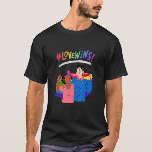 Camiseta Multicolore coloré ilustré Born this way Pride
