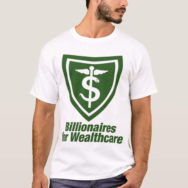 CAMISETA MULTIMILLONARIOS PARA WEALTHCARE (Anverso)
