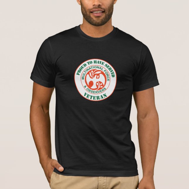 Camiseta Multinational Force & Observers Veteraan (Anverso)