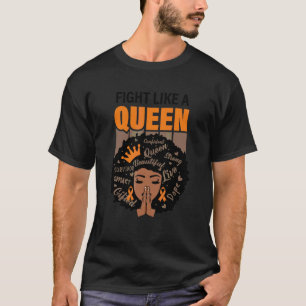 Camiseta Multiple Sclerosis Awareness Fight Like A Queen
