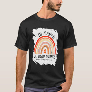 Camiseta Multiple Sclerosis Awareness In March We Wear Ora