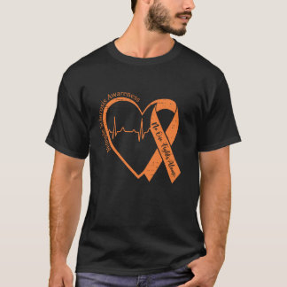 Camiseta Multiple Sclerosis Awareness MS Awareness Heart Su