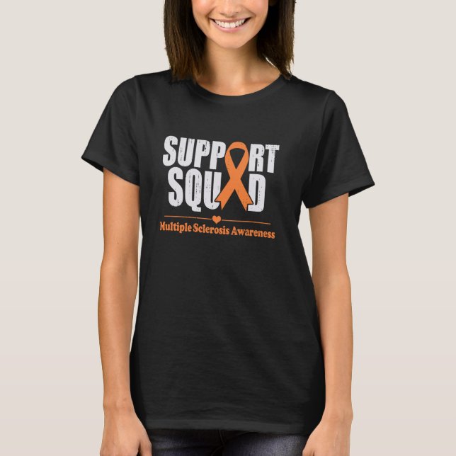 Camiseta Multiple Sclerosis Awareness MS Awareness Support  (Anverso)