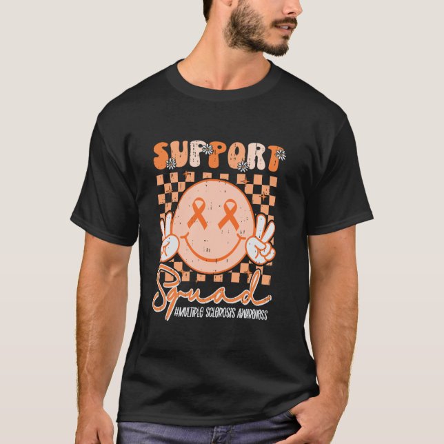 Camiseta Multiple Sclerosis Awareness MS Awareness Support  (Anverso)