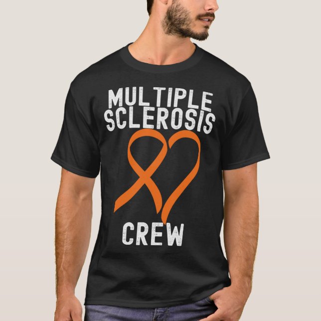 Camiseta Multiple Sclerosis Awareness  Retro Quotes Family (Anverso)