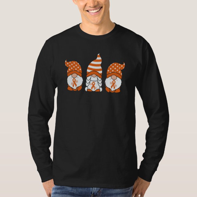 Camiseta Multiple Sclerosis Awareness Three Orange Gnomes M (Anverso)