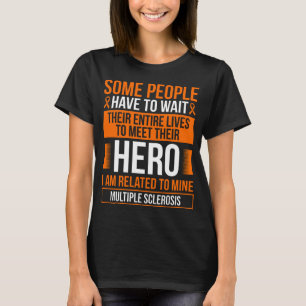 Camiseta Multiple Sclerosis Ribbon MS Warrior Survivor