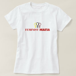 Camiseta Múltiple símbolo femenino antisexismo de mafia fem