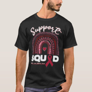 Camiseta Múltiple soporte de mieloma Cuadrado de cinta borg