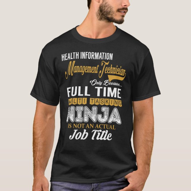 Camiseta Múltiple tarea del técnico de administración de in (Anverso)