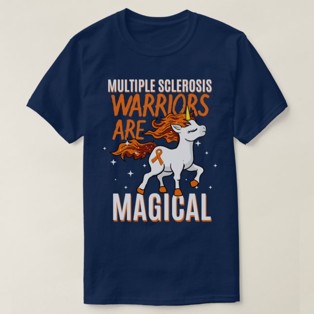 Camiseta Múltiples Guerreros De Esclerosis Son Mágicos (Diseño del anverso)