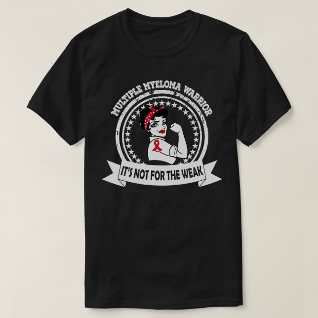 Camiseta Múltiples guerreros del mieloma para tener concien (Diseño del anverso)