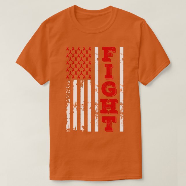 Camiseta Múltiples mielomas Concienciación Lucha contra la  (Diseño del anverso)