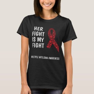 Camiseta Múltiples mielomas Su Lucha Es Mi Lucha
