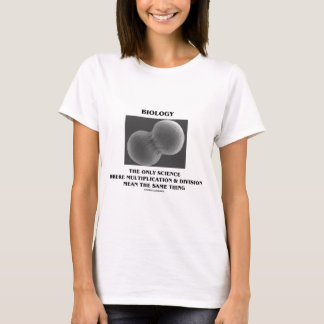 Camiseta Multiplicación de la división de ciencia de la