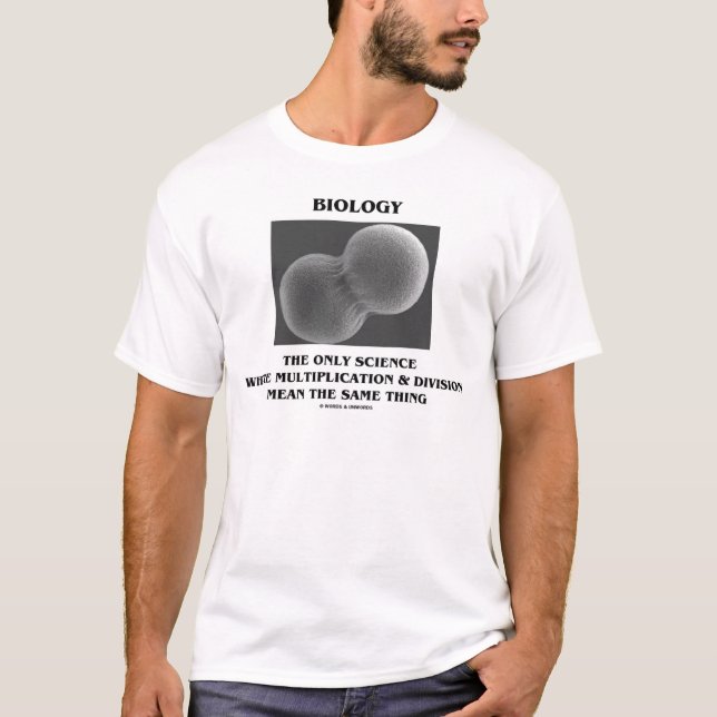 Camiseta Multiplicación de la división de ciencia de la (Anverso)